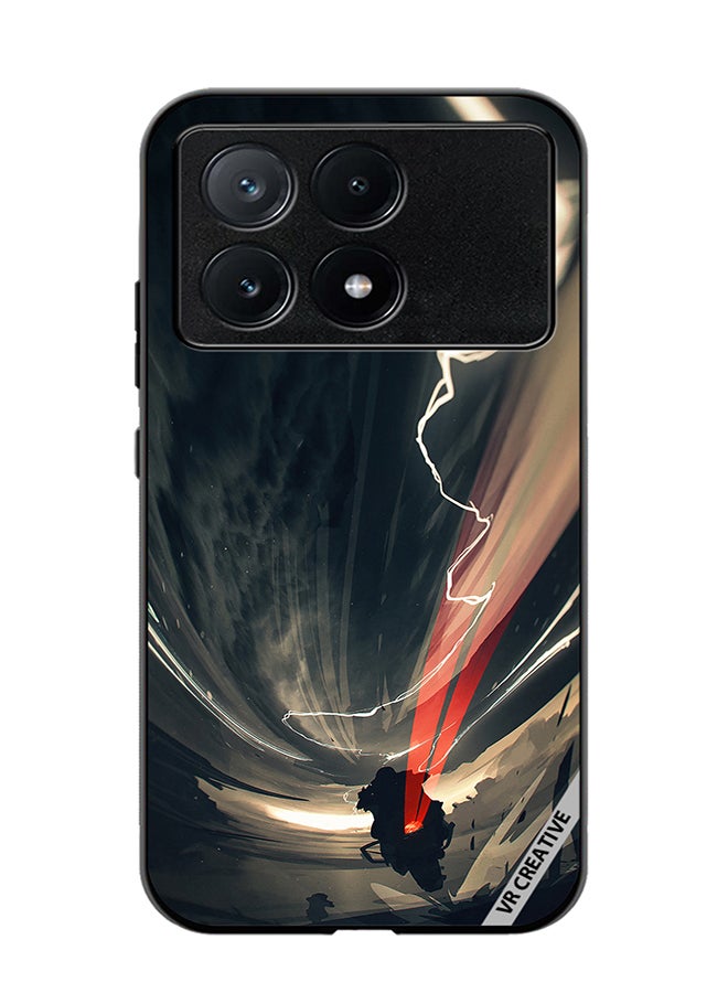 VR CREATIVE Protective Case Cover For Xiaomi Poco X6 Pro Abstract Design Multicolour - Image 1