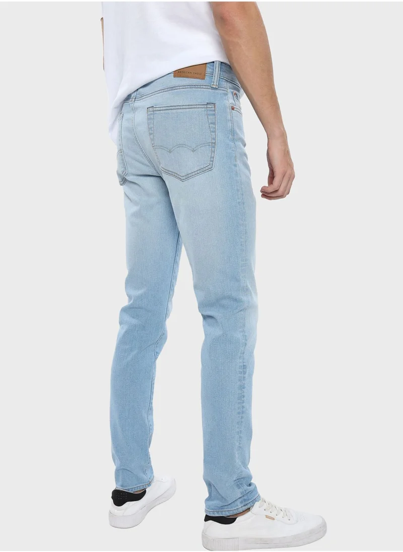 American Eagle Light Wash Slim Fit Jeans
