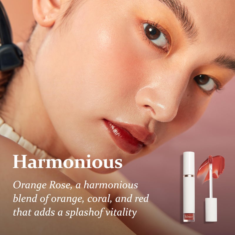 HINCE Mood Enhancer Water Liquid Glow - Non-Sticky & Waterproof Lip Stain for Women - Long Wearing Lip Gloss for Natural and Glass Glow - Moisturizing Liquid Makeup, 0.16 fl.oz. (HARMONIOUS) - Image 3