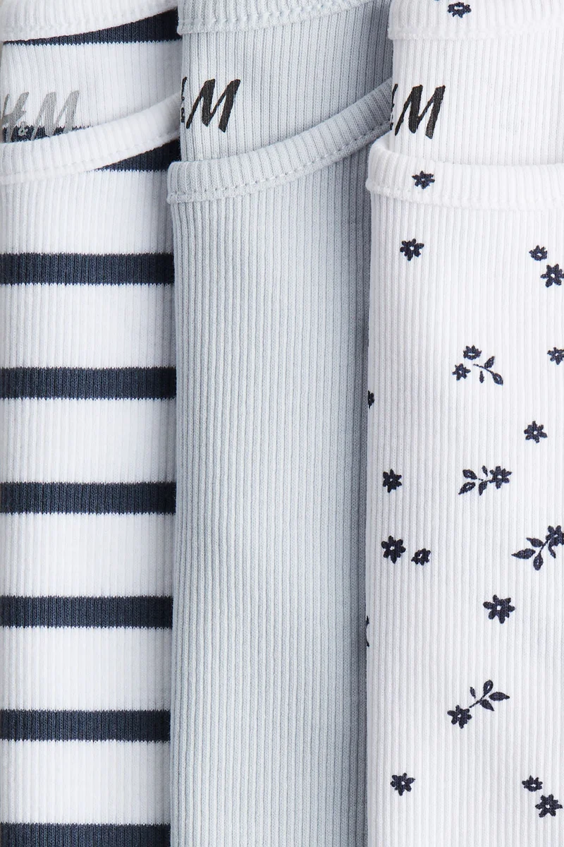 H&M 3-pack cotton vest tops