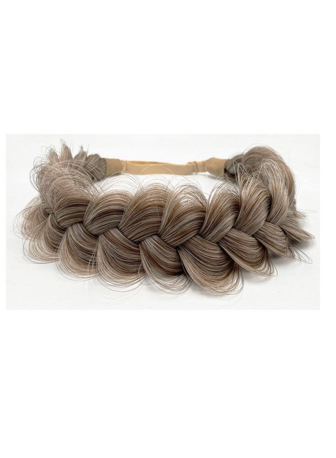 TOECWEGR Oecwegr Synthetic Hair Braided Headband Classic Wide Strands Wedding Disorderly Fluffy Braids Wig Band Women Beauty Accessory - Image 1