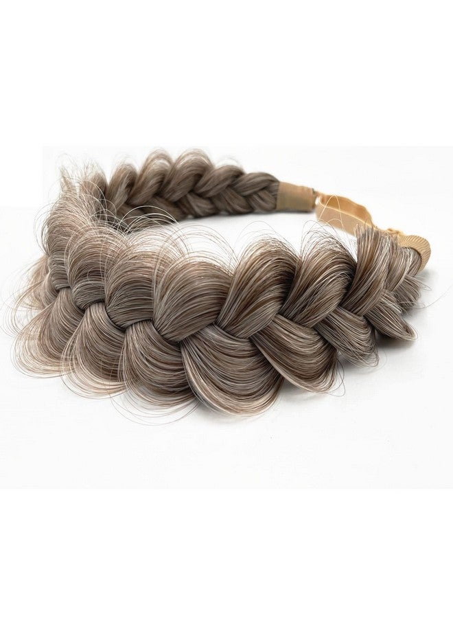 TOECWEGR Oecwegr Synthetic Hair Braided Headband Classic Wide Strands Wedding Disorderly Fluffy Braids Wig Band Women Beauty Accessory - Image 5