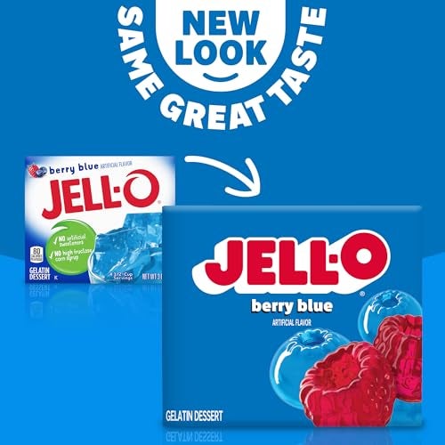 Jell-O Berry Blue Gelatin - 4 Pack - Image 4