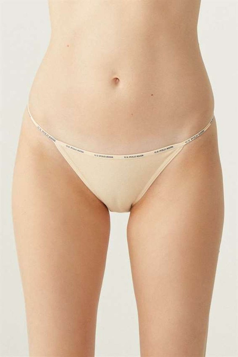 67000 Women's Black-Nude-White-Fuchsia-Navy 5-Pack Thong Briefs
