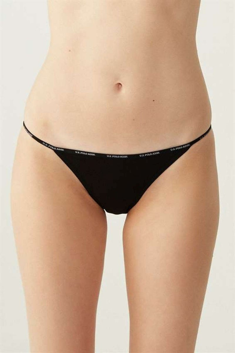 67000 Women's Black-Nude-White-Fuchsia-Navy 5-Pack Thong Briefs