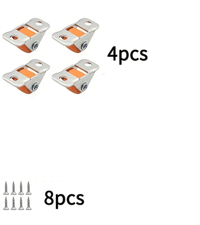 12pcs Set Heavy Duty Silent Caster Wheels 0.5 Inch Quiet Rollers for Furniture Cabinets - Image 5