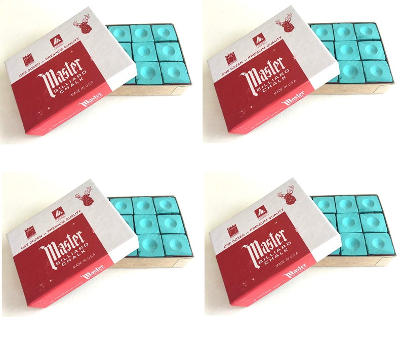 Masters Green Billiard Chalk - 4 Dozen - Image 1