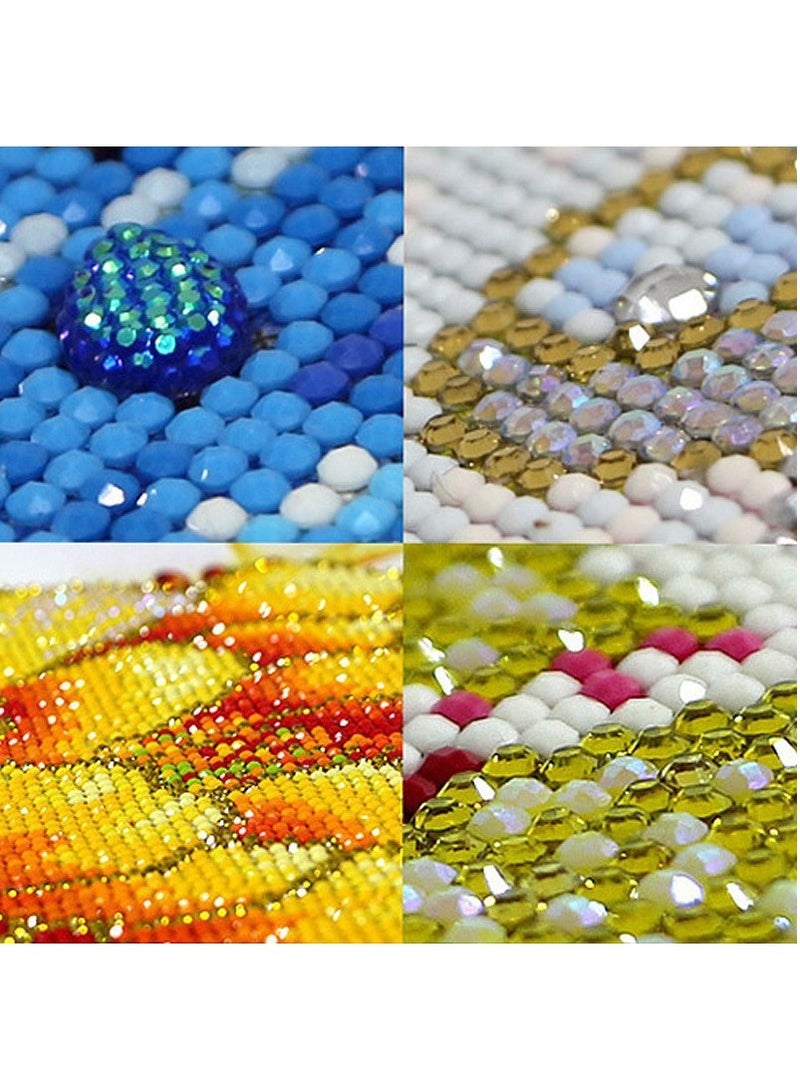 Diamond Painting Kits Blue Lion 5D Diamond Art Kit Full Square Drill Diamond Painting Kit for Adults Beginner Painting with Diamonds Animal For Adults Home Wall Decor 30x40cm/11.8x15.7inch - Image 4