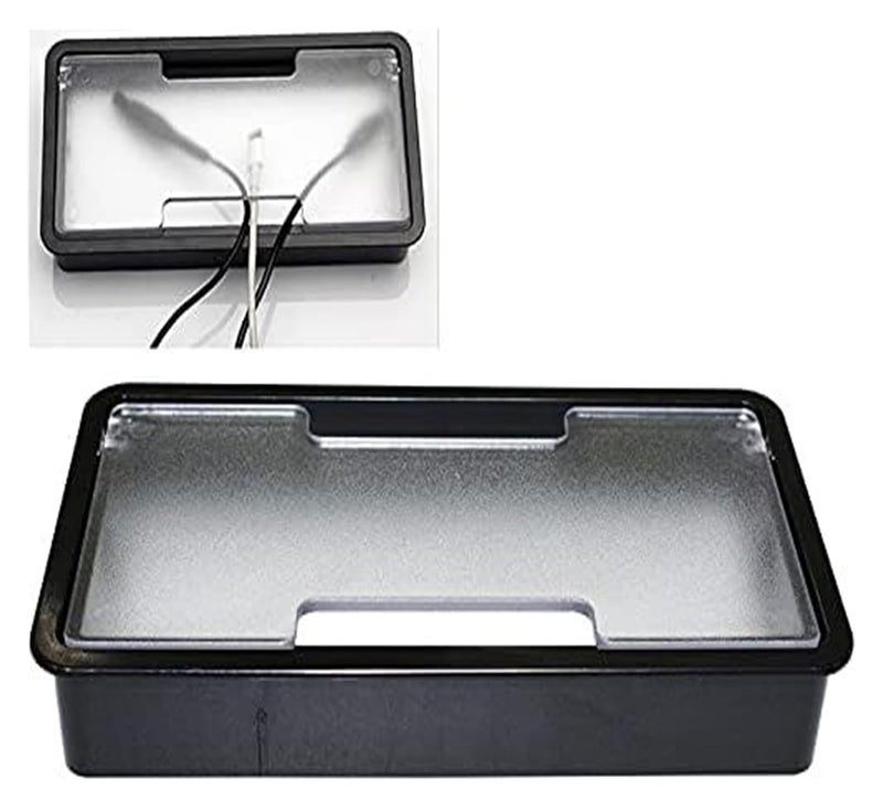 ثقب كابل مكتب فضي 158x78 مم غطاء فتحة الأسلاك منظم مخرج طاولة الكمبيوتر - Image 5