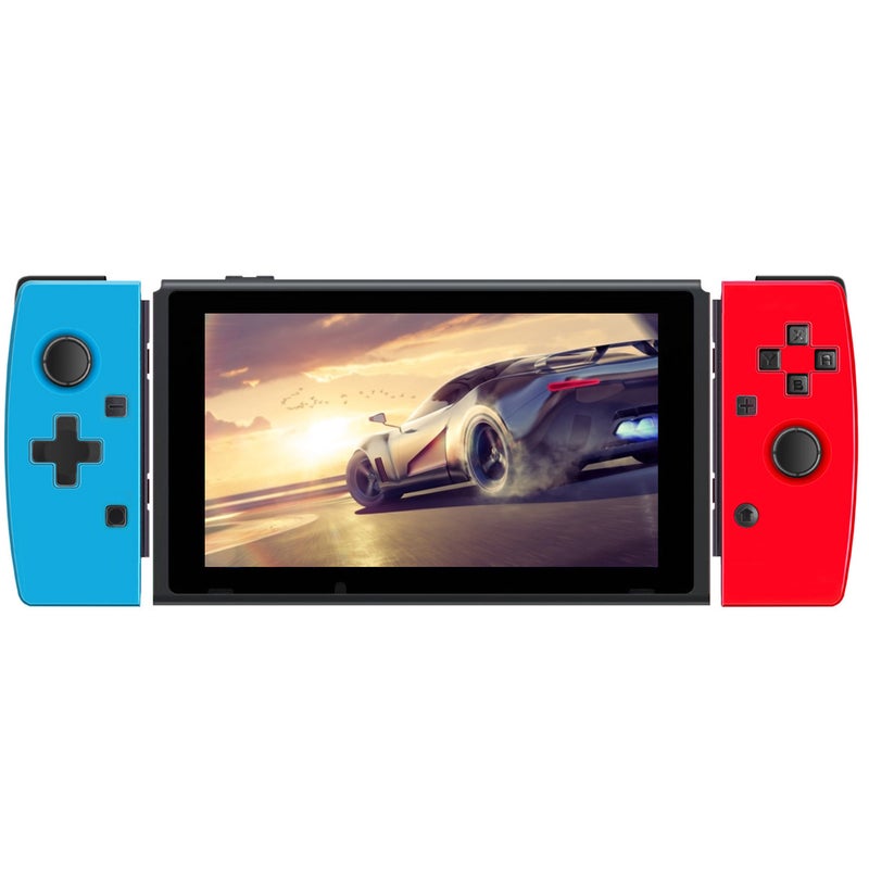 1 Pair Left Right Bluetooth Game Console One Key Connection Gamepad Controller for Switch(Bluered ) - Image 2