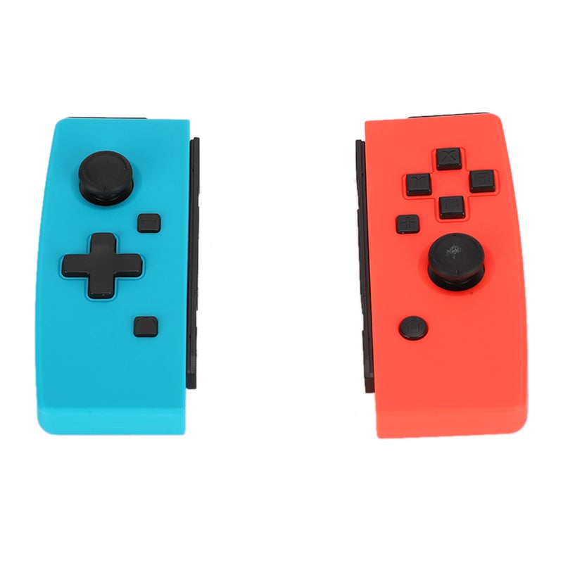 1 Pair Left Right Bluetooth Game Console One Key Connection Gamepad Controller for Switch(Bluered ) - Image 3
