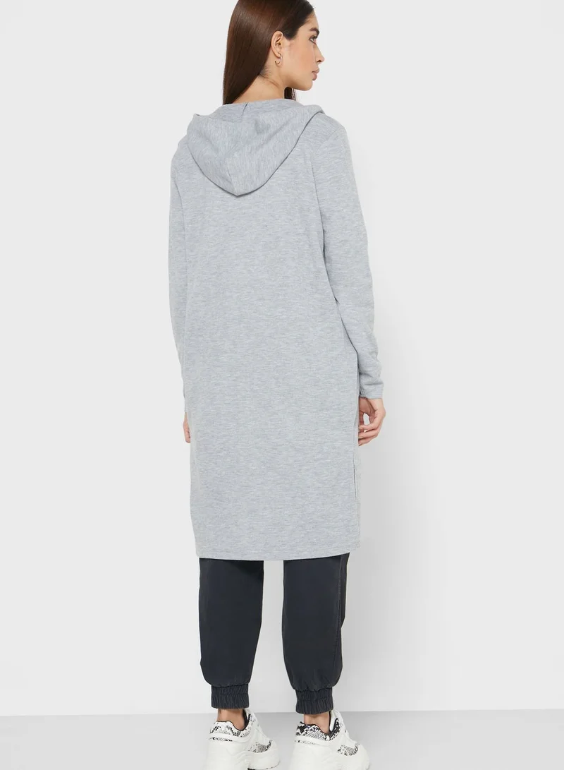 VERO MODA Longline Hooded Cardigan