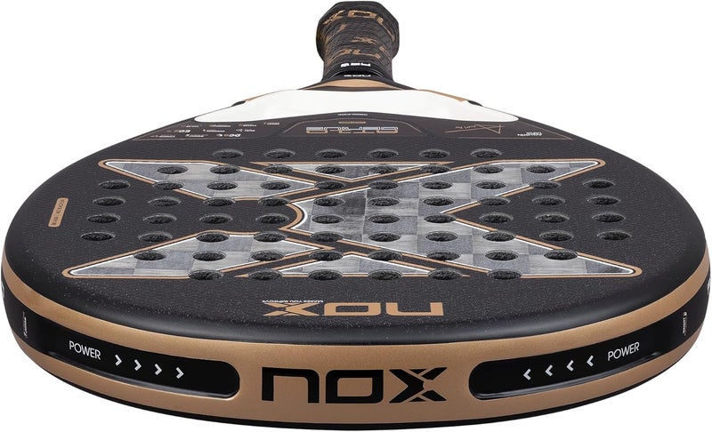 NOX AT10 Genius 18K Padel Racket by Agustín Tapia – 18K Carbon Surface, Balanced Power & Precision Control - Image 2