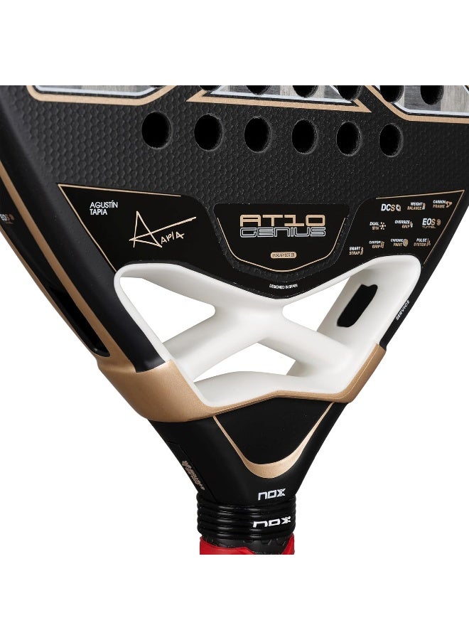 NOX AT10 Genius 18K Padel Racket by Agustín Tapia – 18K Carbon Surface, Balanced Power & Precision Control - Image 5