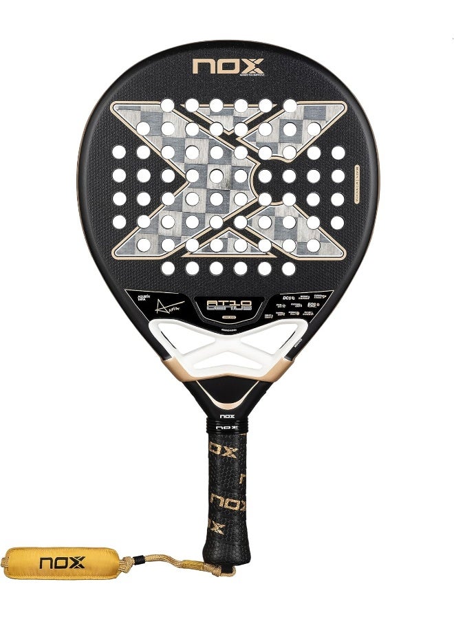 NOX AT10 Genius 18K Padel Racket by Agustín Tapia – 18K Carbon Surface, Balanced Power & Precision Control - Image 2