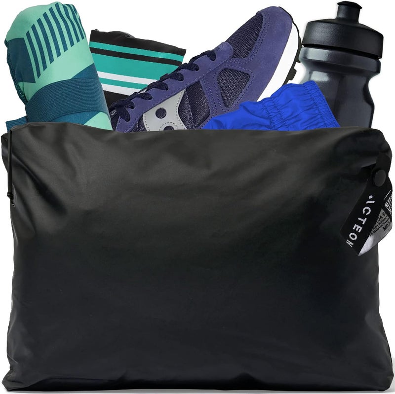 Acteon Wet Dry Gym Bag, Large Travel Water-Resistant Swimsuit & Clothes Organizer, Foldable Pocket Sized Pool, Beach Workout Bags, Fit for Men, Women, Swim, Shoes & Towels, Toiletries, Dirty Laundry - Image 1