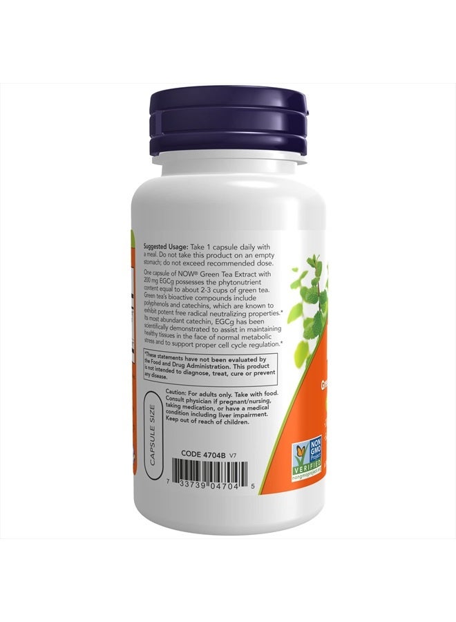 now Supplements, EGCg Green Tea Extract 400 mg, Free Radical Scavenger*, 90 Veg Capsules - Image 3