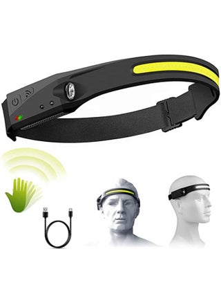 Headlamp Rechargeable,Head Torch with Motion Sensor, 350 Lumens Waterproof Headlamp for Kids Adults Running Camping - pzsku/Z9ACC9A6B35CF136A5D42Z/45/_/1693837176/622cba3e-536f-485c-93da-039ebbbe990d
