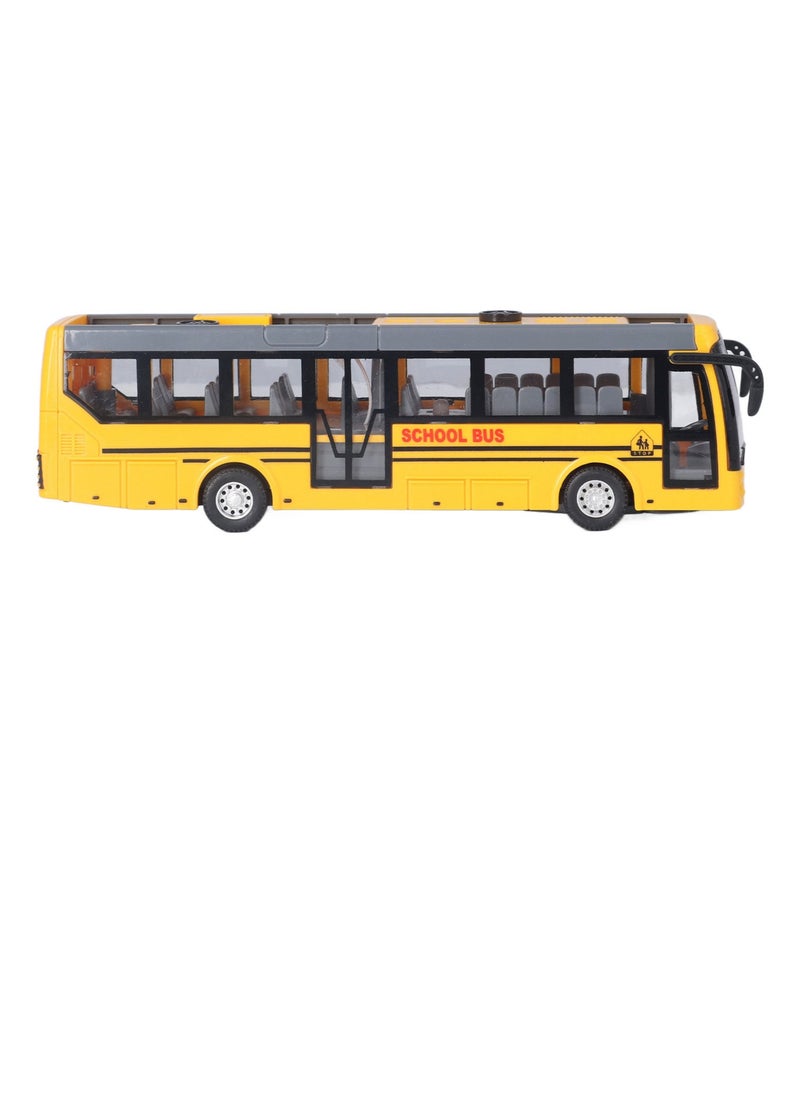 Velaurs Remote Control Bus High Simulation All-Round Driving Rechargeable Remote Control School Bus Children'S Toy Yellow  - Image 2