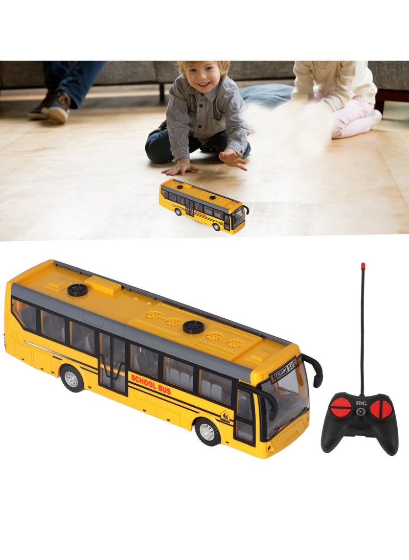 Velaurs Remote Control Bus High Simulation All-Round Driving Rechargeable Remote Control School Bus Children'S Toy Yellow  - Image 4