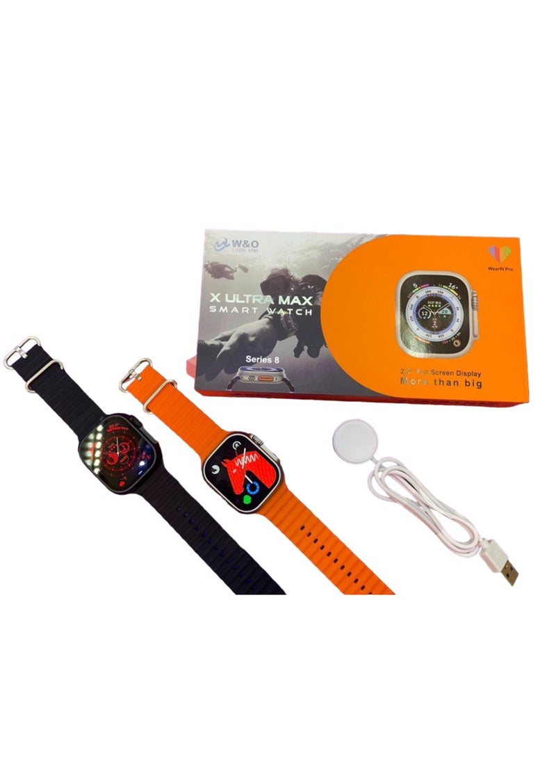 W&O - Smart Watch X Ultra Max,Series 8 Full Screen 2.2 Inch Display compatible With Android And IOS Devices - Image 1