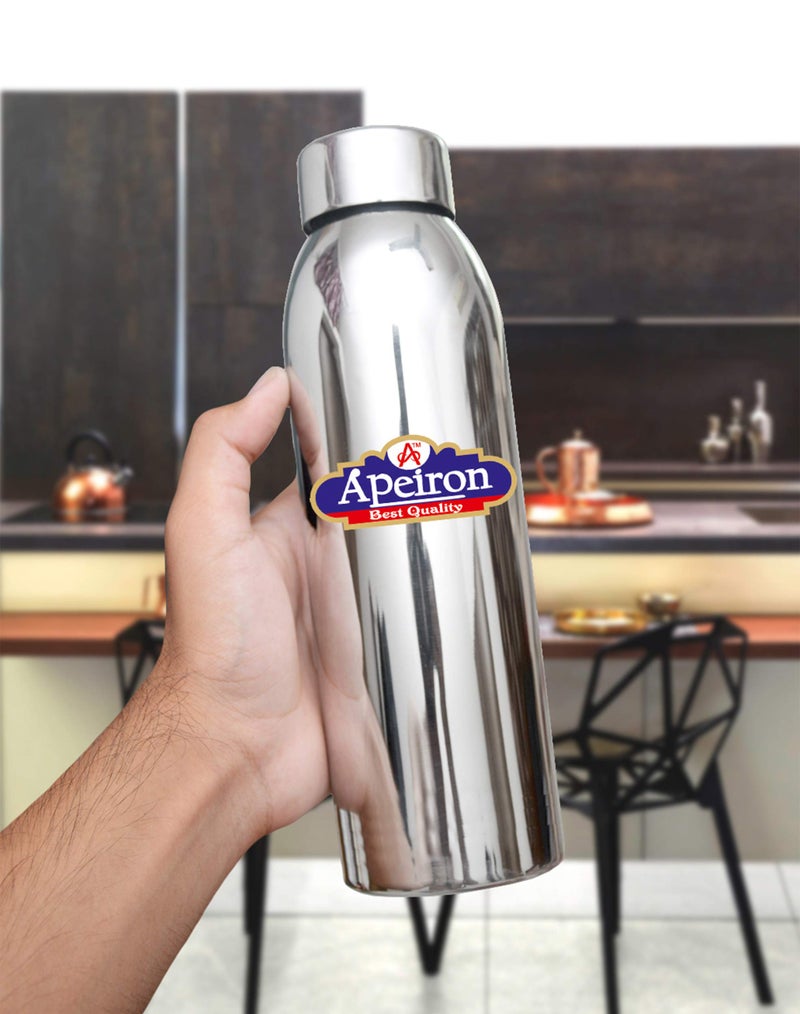 Apeiron Mirror Finish Stainless Steel Water Bottle, 1000 ml, Silver (Pack of 1) - Image 2