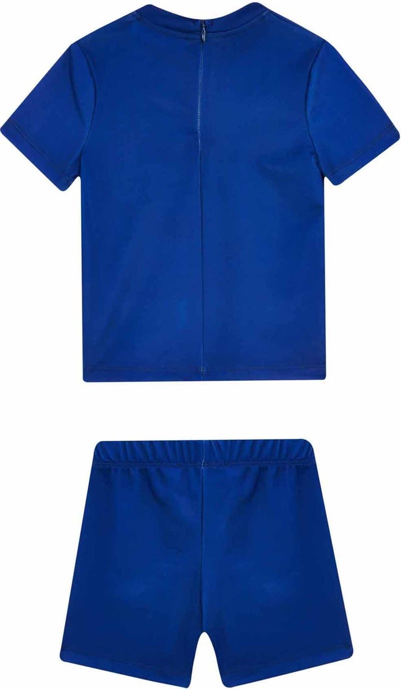 REMSA UV Protection Shorts T-Shirt Child Baby Sea Pool Swimsuit Clıve 5538 Dark Navy Blue  - Image 3