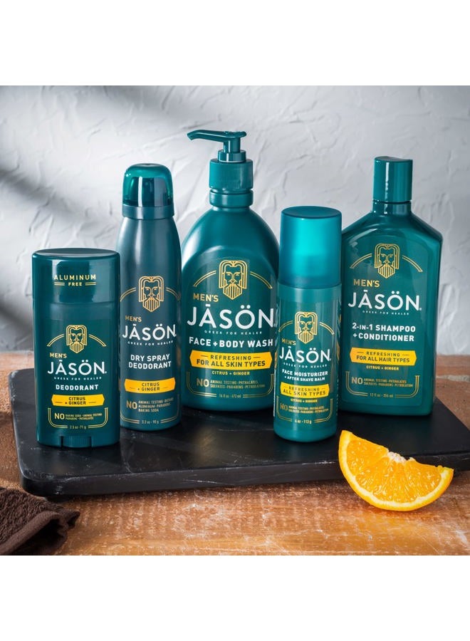 Jason Men's Refreshing Deodorant Stick, 2.5 oz - Image 2