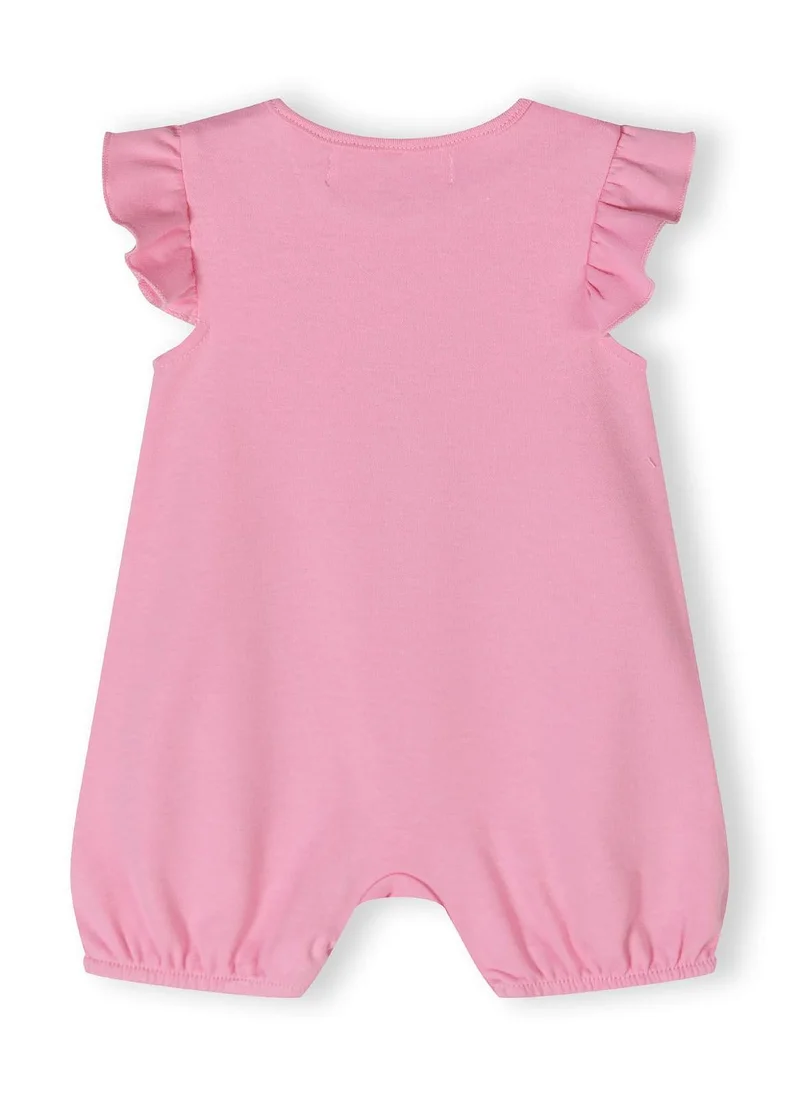 MINOTI 2-Pack Baby Rompers with Ruffle Sleeves and Snap Closures