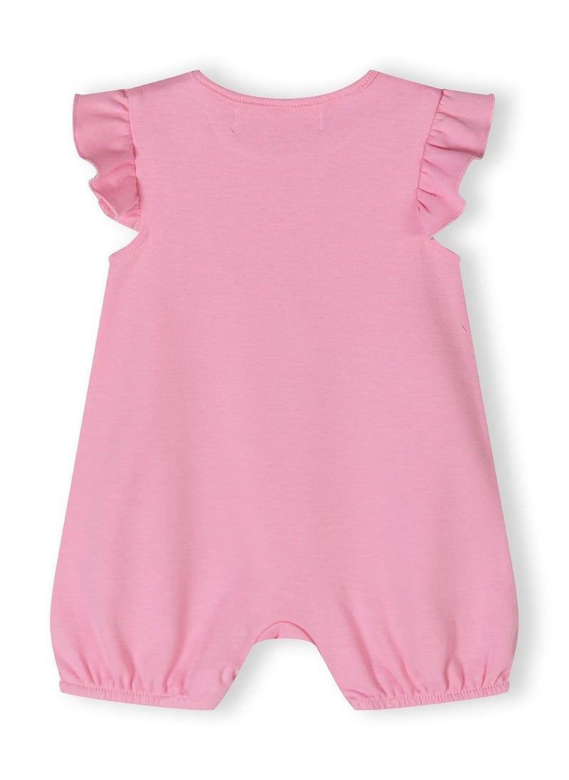 MINOTI 2-Pack Baby Rompers with Ruffle Sleeves and Snap Closures  - Image 5