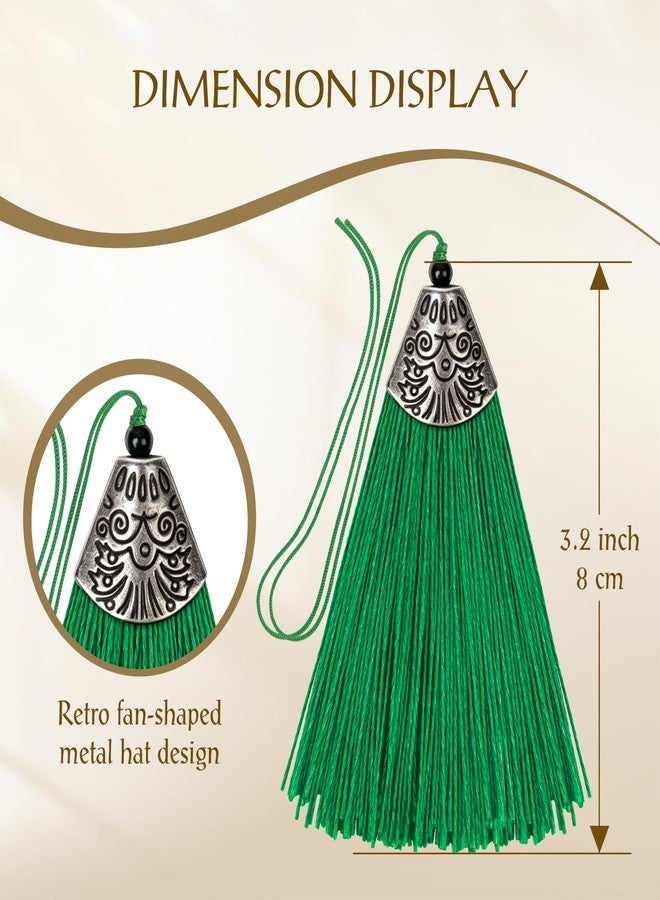 Lganze Boho Tassel Charm Jewelry Making - Tassel for Keychain Charm Ornament Bookmark Craft Bulk for Bracelet Decoration Accessory Earring Supply Handmade Gift Bag Pendant - Image 2