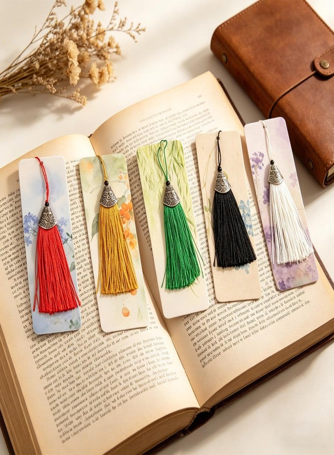 Lganze Boho Tassel Charm Jewelry Making - Tassel for Keychain Charm Ornament Bookmark Craft Bulk for Bracelet Decoration Accessory Earring Supply Handmade Gift Bag Pendant - Image 5