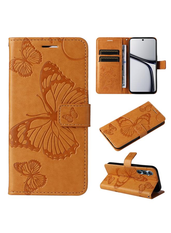 S-TOP Case For Realme C65 4G 3D Butterfly Embossed Flip Leather Phone Case - Image 1