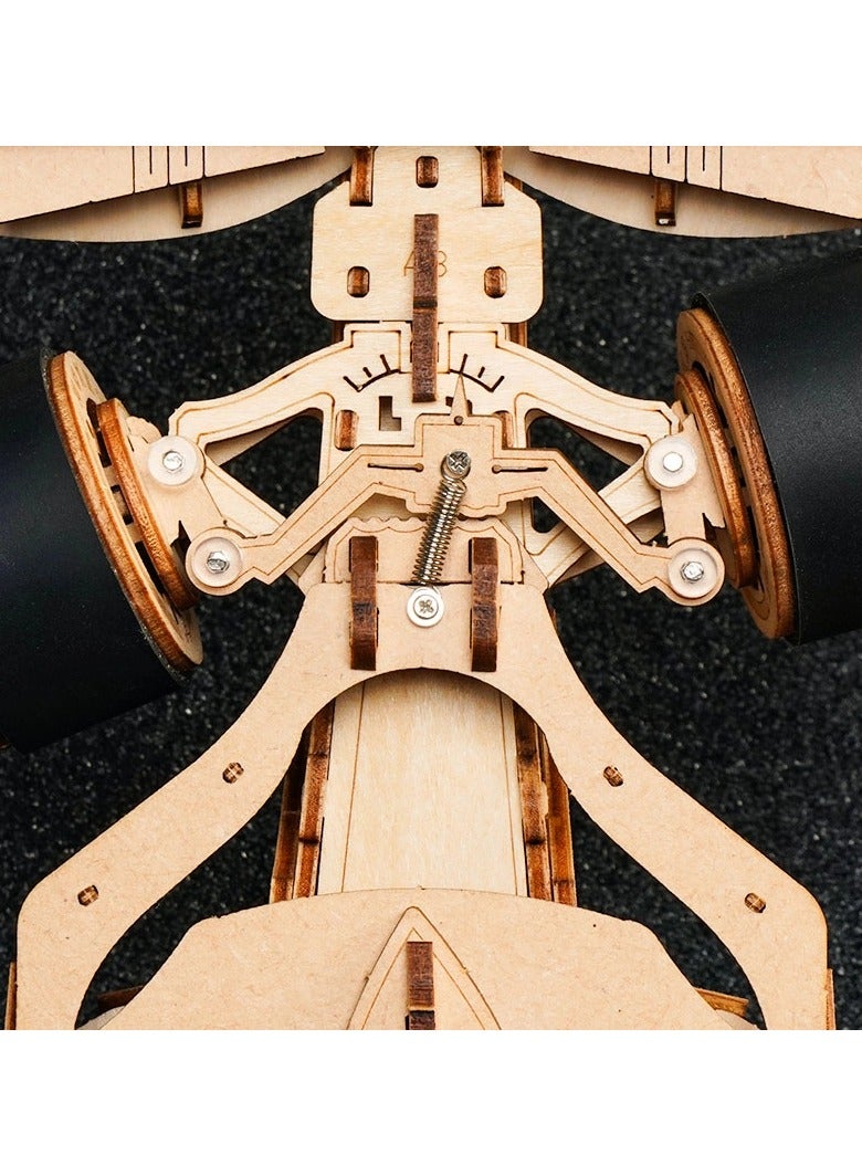 روكر سيارة سباق الفورمولا 1 أحجية خشبية ثلاثية الأبعاد للكبار، سيارة سباق خشبية ثلاثية الأبعاد، مجموعة نماذج سيارات للبناء - Image 4