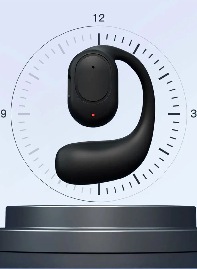 AROAQ Wireless Headphone, Fashionable Bluetooth TWS Earphone, Noise Canceling Bone Conduction Handsfree, Single Ear Earbud With Microphone For Driving, Sports And Playing Games, (1pc, White) - Image 4