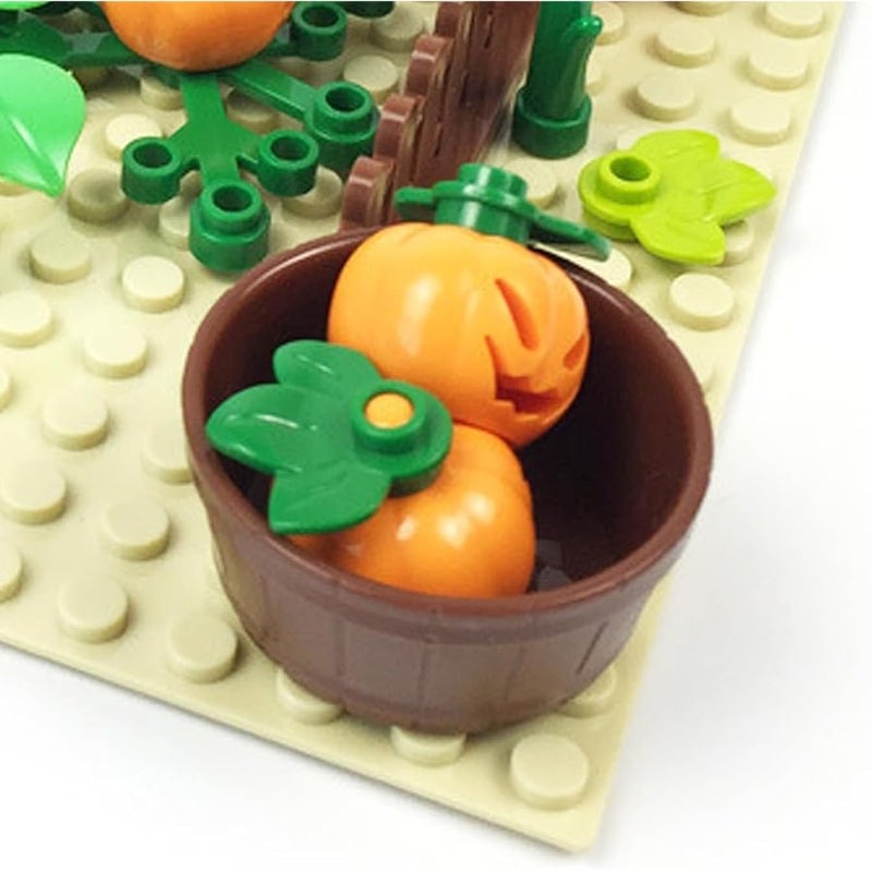 TNDCKP Sufeasdf Barn and Farm Building Block Set E, Chicken Coop, Garden, Crops, Compatible with Lego 853792 Accessory for Ages 6-12 - Image 5
