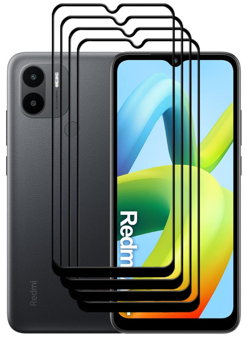 ACLIX 4 Pieces Antistatic ESD Dustproof Premium Quality High Definition Tempered Glass Screen Protector Designed For Xiaomi Redmi A1+ - Image 1