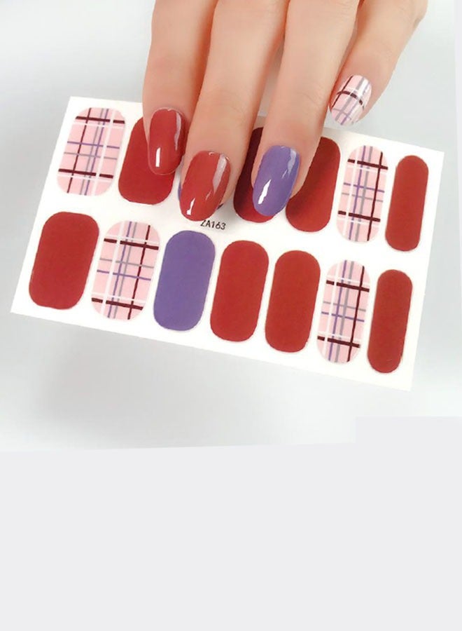 5esha 14-Piece Fashion Nails Stickers