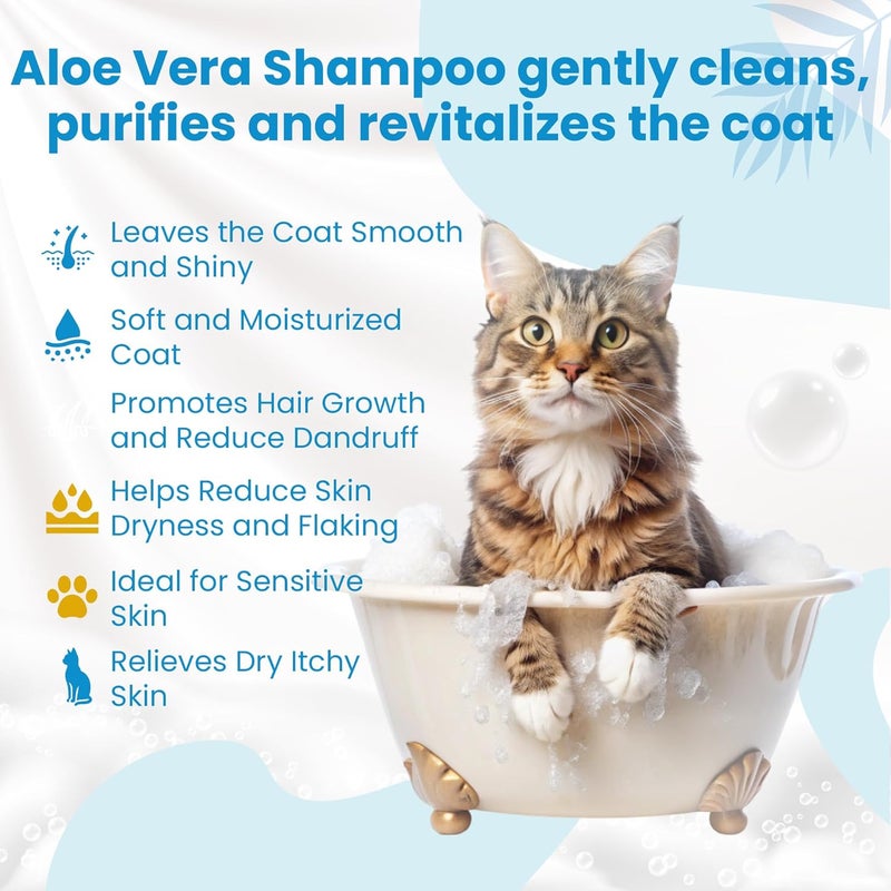 Bio PetActive Cat Shampoo Aloe Vera - 400 ML - Image 1