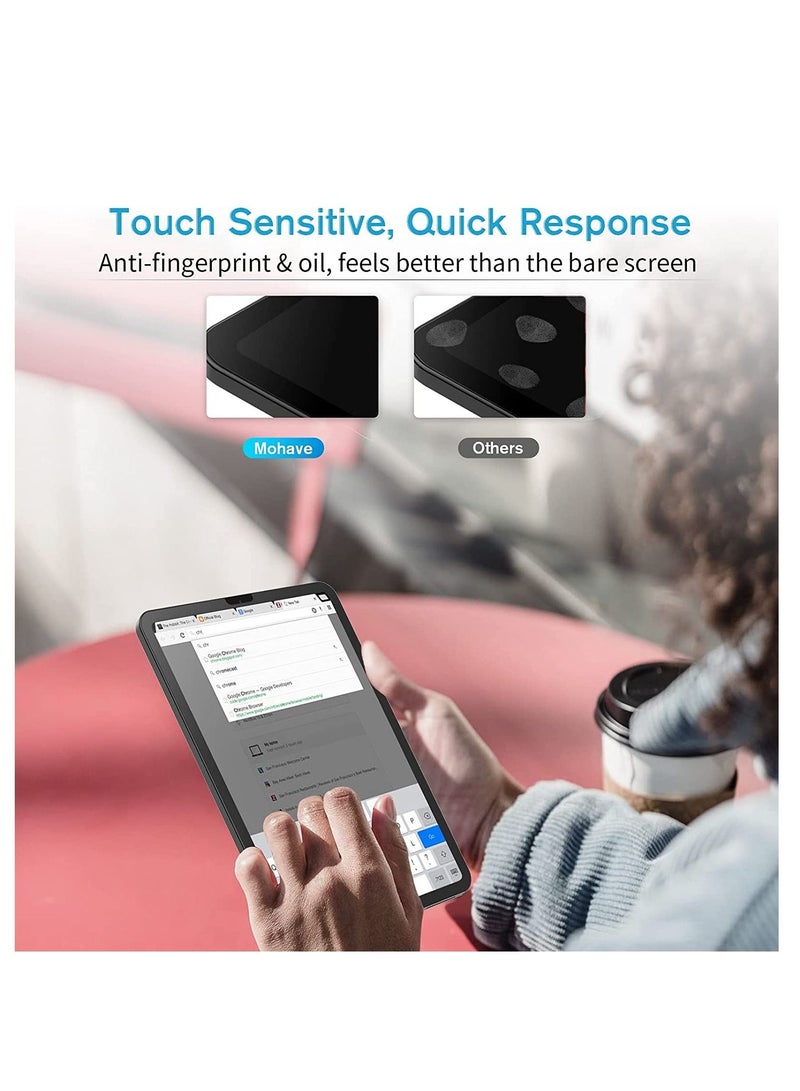 واي آند دي واقي شاشة متوافق مع iPad Air 4/5 Generation 10.9 inch / Pro 11 ، مجموعة سهلة التركيب بغشاء زجاجي مقوى بدرجة عسكرية خالية من الفقاعات صديقة للحالة محاذاة تلقائية - Image 2