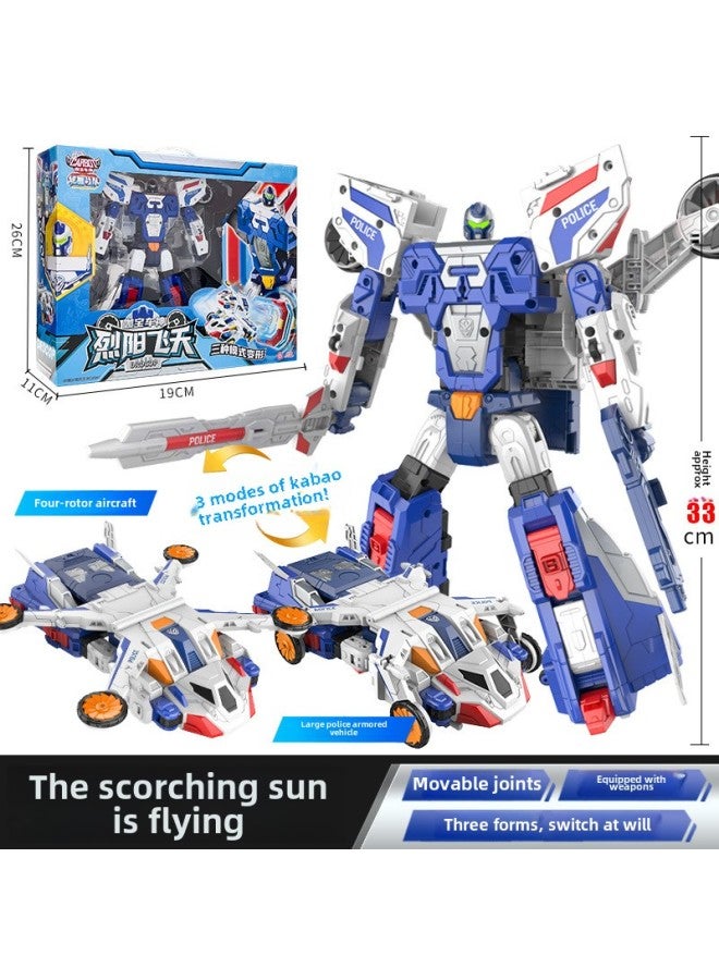 Kabao Car God Reload Return Fire King Driver Elite Edition Children's Classic Transforming Robot Boy Toy-Color:Classic Version  2 Deformations  - Image 1