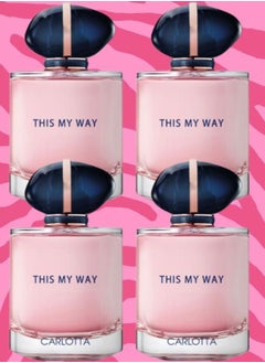 Carlotta 4 Pieces This My Way Carlotta Perfume EDT 100ML  - Image 1