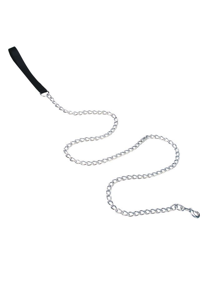 كوستال سلسلة كلاب Coastal Pet Titan Chain بمقبض مريح - سلسلة كلاب معدنية متينة - سلسلة كلاب شديدة التحمل للجراء والكلاب - مستلزمات كلاب عالية الجودة - أسود، 2 مم × 4 أقدام - Image 1