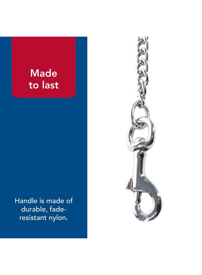 كوستال سلسلة كلاب Coastal Pet Titan Chain بمقبض مريح - سلسلة كلاب معدنية متينة - سلسلة كلاب شديدة التحمل للجراء والكلاب - مستلزمات كلاب عالية الجودة - أسود، 2 مم × 4 أقدام - Image 5