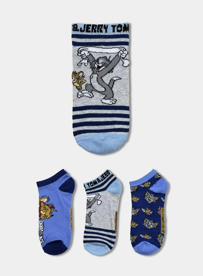 توم آند جيري مجموعة من 3 جوارب كاجوال