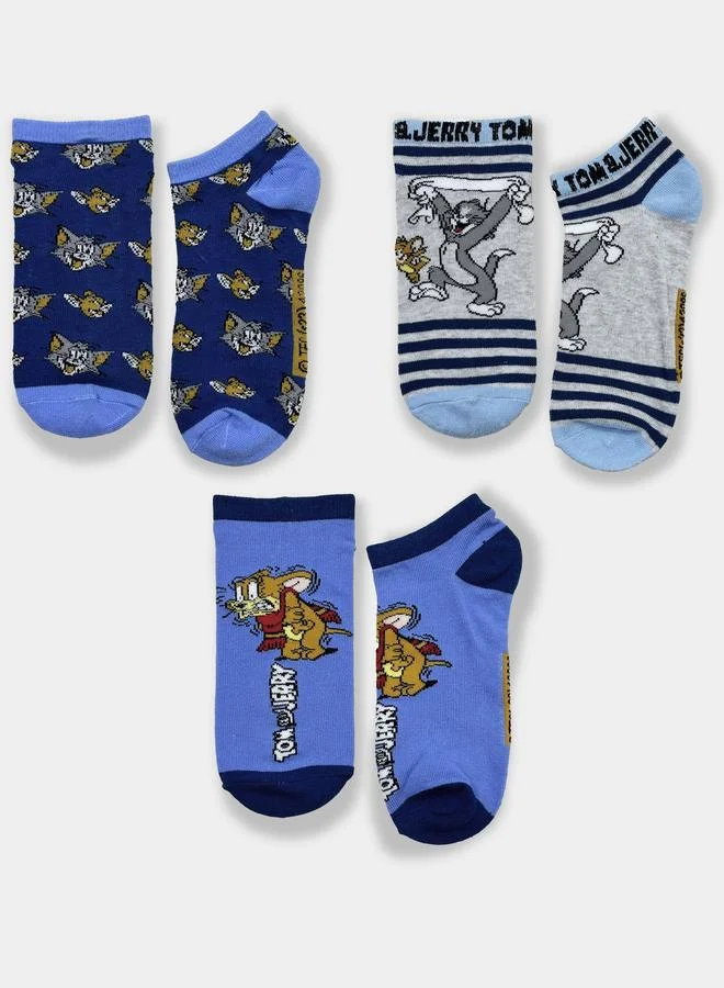 توم آند جيري مجموعة من 3 جوارب كاجوال