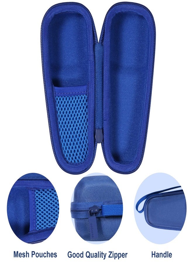 co2CREA Hard Carrying Case Compatible with NågraCoola CLIE 2 1 Sonic Facial Cleansing Brush (Blue) - Image 3