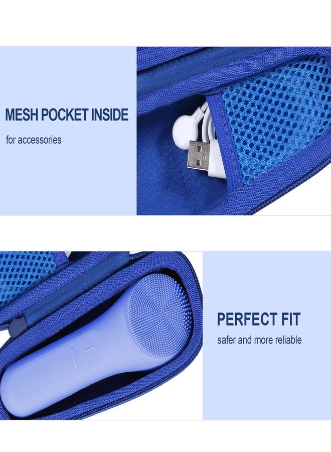 co2CREA Hard Carrying Case Compatible with NågraCoola CLIE 2 1 Sonic Facial Cleansing Brush (Blue) - Image 5