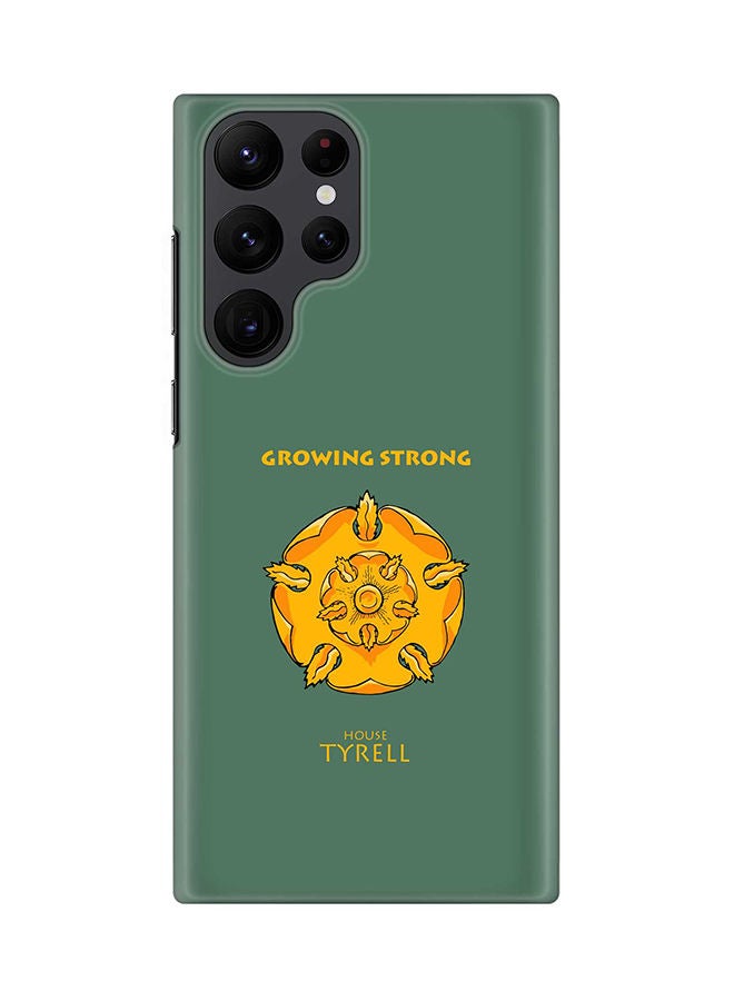 Stylizedd Case for Samsung Galaxy S22 Ultra 5G Snap Case Slim Snap Classic Series Shield Matte Finish Print - GOT House Tyrell - Image 1