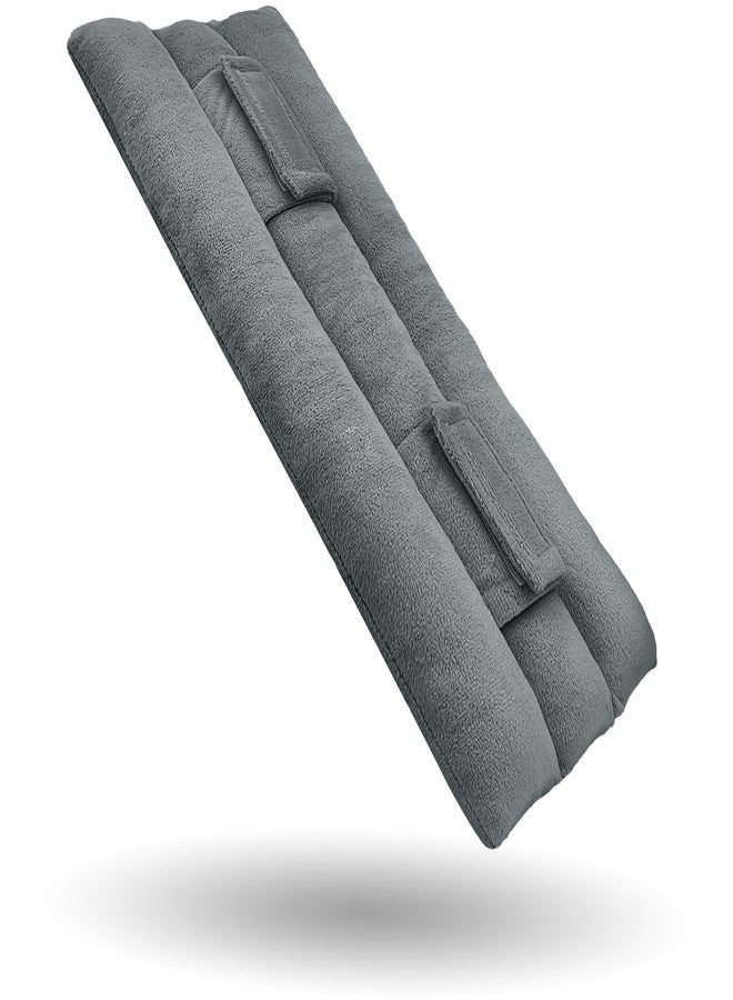 BELINOUS Hysterectomy Seat Belt Pillows for Post Abdominal Surgery, Seatbelt Tummy Cushion Pads Protector for Car After Myomectomy Surgery, Port Pillows for Chemo & C Section Patients' Comfort (Gray) - Image 1